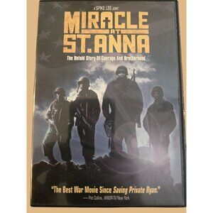 Miracle At St. Anna DVD Movie R-Rated Spike Lee Film Drama Action WWII Story
